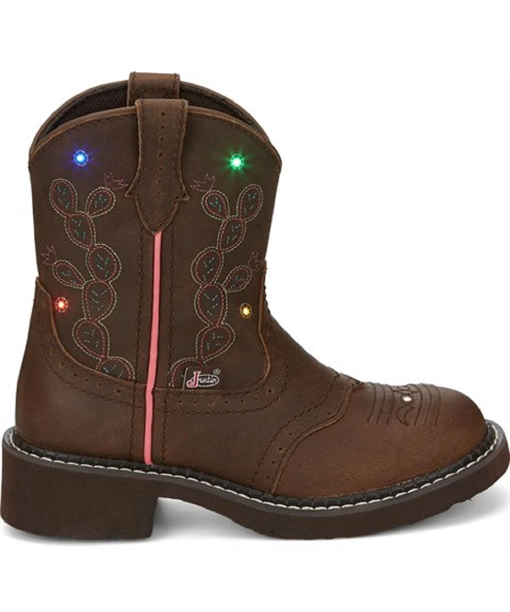 Justin Kids' Glitzi Light Up Boot 2 Justin Kids' Glitzi Light Up Boot - Image 2