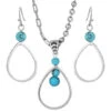 Montana Silversmiths Women's Down To Earth Teardrop Jewelry Set