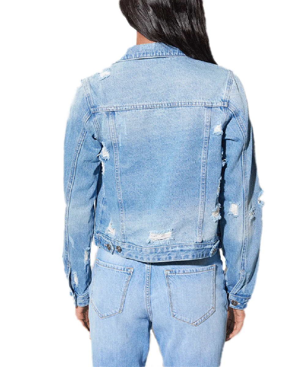 Kancan Women's Kellie Denim Jacket 2 Kancan Women's Kellie Denim Jacket - Image 2
