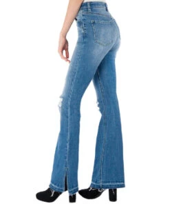 Kancan Women's Bailey High Rise Flare Jean -Western Cowboy Clothing products KC7849M b