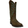 Corral Women's Circle G Peanut Embroidered Wide Square Toe Boot