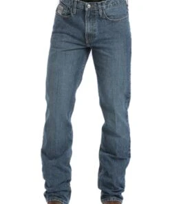 Cinch Men's Silver Label Stonewashed Jeans