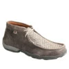 Twisted X Men's Gray Basket Weave Chukka Driving Moc