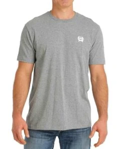 Cinch Men's Patriotic Flag Logo Tee