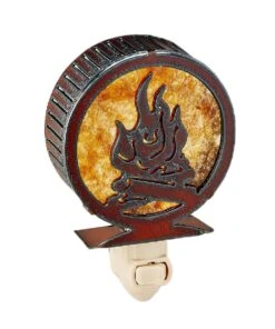 Rustic Ironwerks Circle Campfire Nightlight