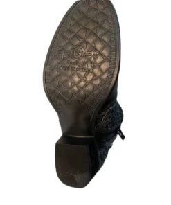 Corral Women's Circle G Distressed Black Cutout Bootie -Western Cowboy Clothing products Q0001sole