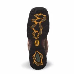 R. Watson Men's Adobe Brown Buffalo Work Boot -Western Cowboy Clothing products RW1002 sole