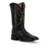 R. Watson Men's Black Ranch Hand Calf Western Boot