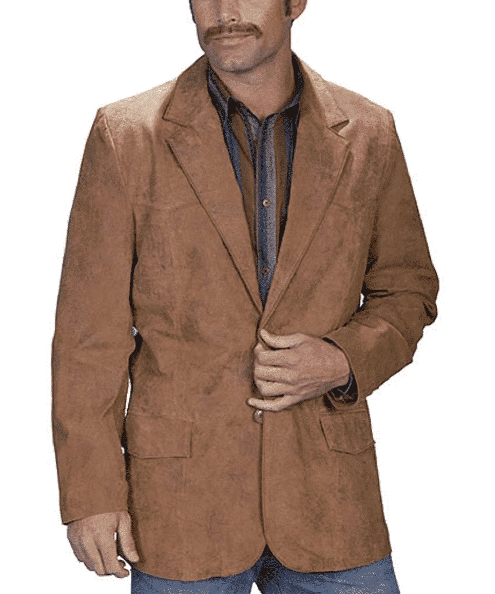 Scully Men's Big & Tall Leather Blazer 1 Scully Men's Big & Tall Leather Blazer