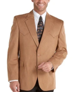 Circle S Men's Microsuede Houston Western Jacket Blazer