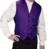 Scully Men's Purple Paisley Vest