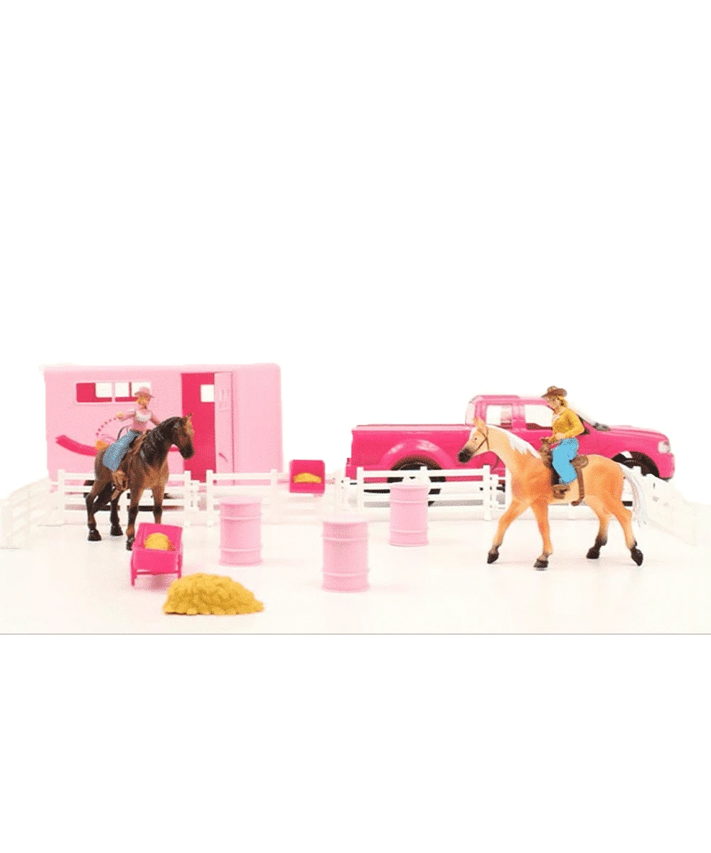 M&F Western Kids' Bigtime Rodeo Barrel Racing Play Set 1 M&F Western Kids' Bigtime Rodeo Barrel Racing Play Set