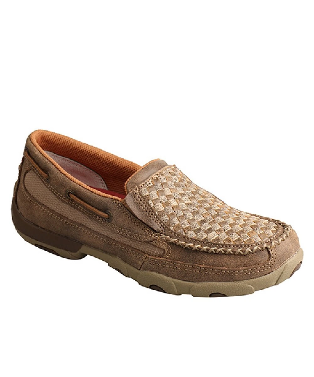 Twisted X Women's Basket Weave Slip On Driving Moc 1 Twisted X Women's Basket Weave Slip On Driving Moc