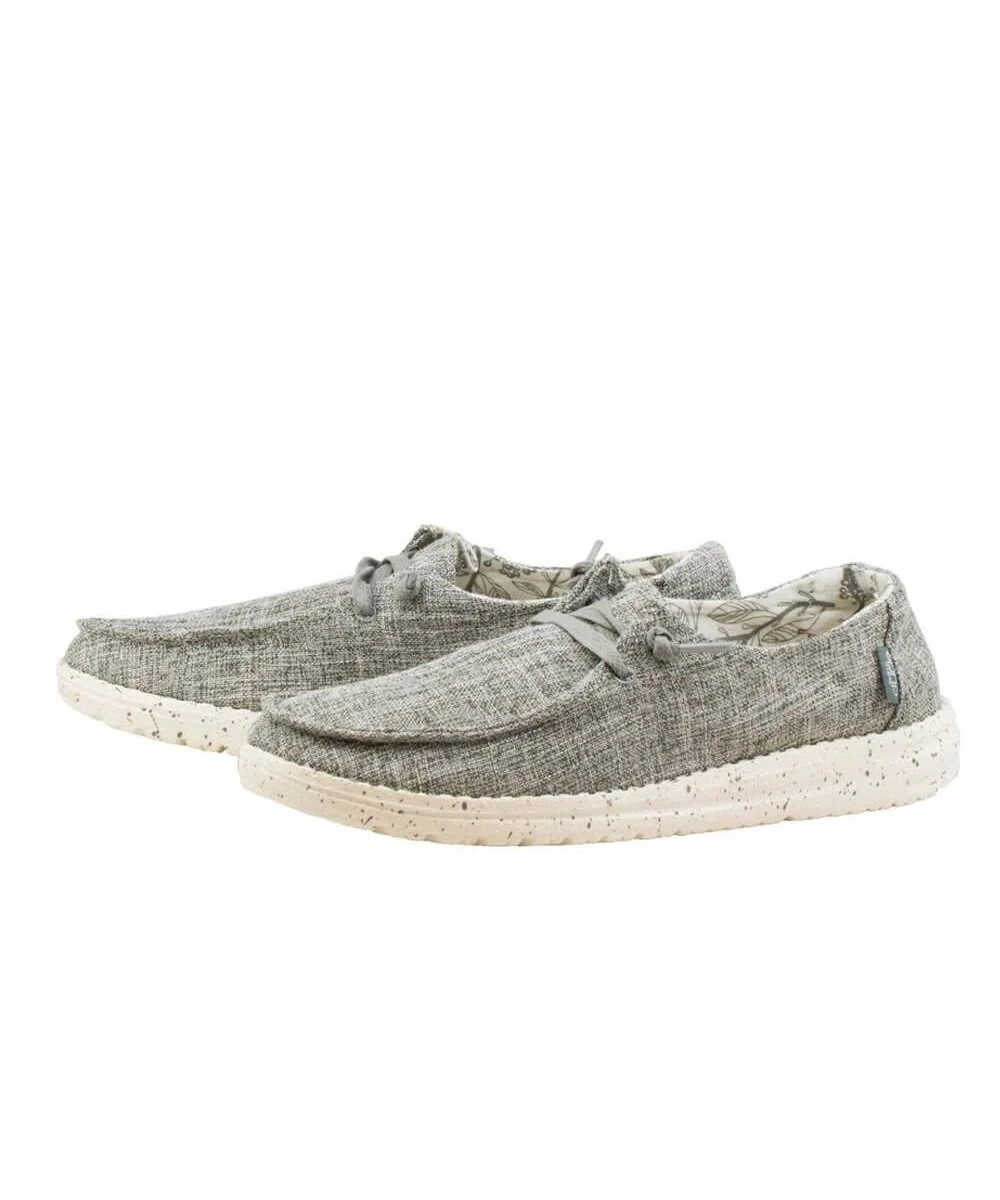 Hey Dude Women's Linen Iron Wendy Shoe 1 Hey Dude Women's Linen Iron Wendy Shoe