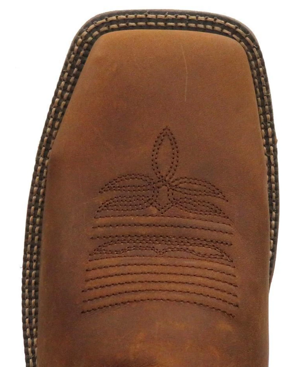 Justin Men's Rush Rustic Tan Waterproof Steel Toe Pull On Boot 2 Justin Men's Rush Rustic Tan Waterproof Steel Toe Pull On Boot - Image 2