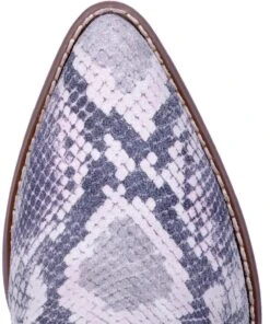 Dingo Women's Stay Sassy Natural Snake Bootie -Western Cowboy Clothing products di118 toe 1
