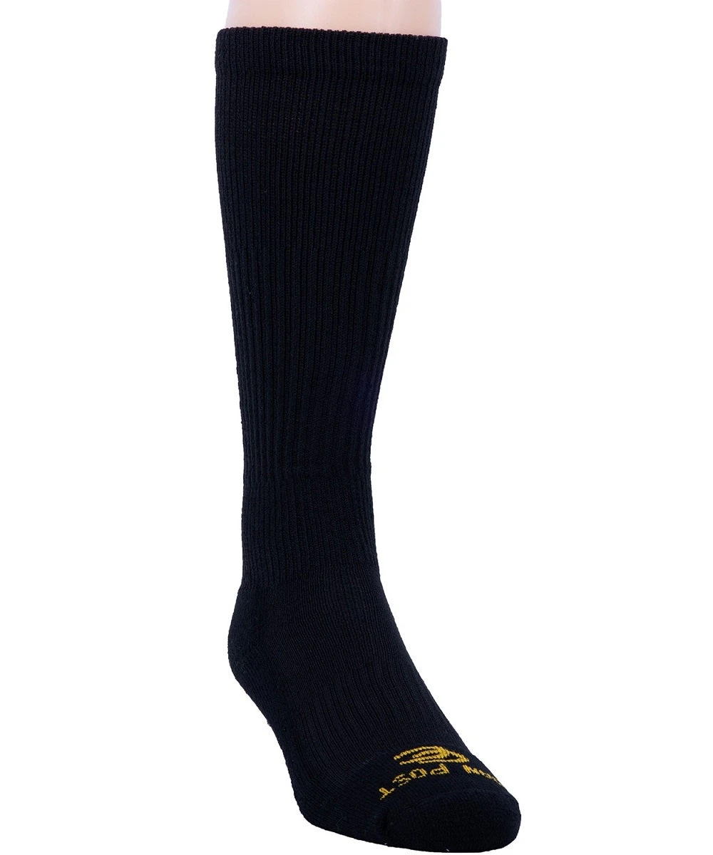 Dan Post Men's Black Over The Calf Socks 1 Dan Post Men's Black Over The Calf Socks