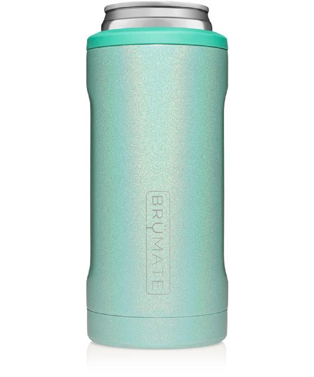 Brümate Glitter Aqua Hopsulator Slim 1 Brümate Glitter Aqua Hopsulator Slim