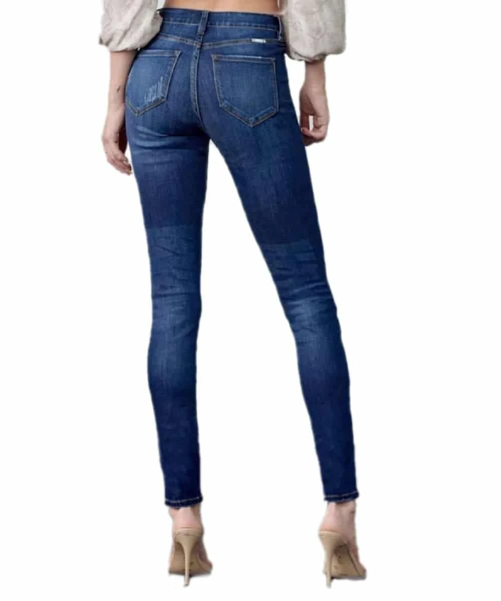 Kancan Women's Lyla High Rise Super Skinny Jean 2 Kancan Women's Lyla High Rise Super Skinny Jean - Image 2