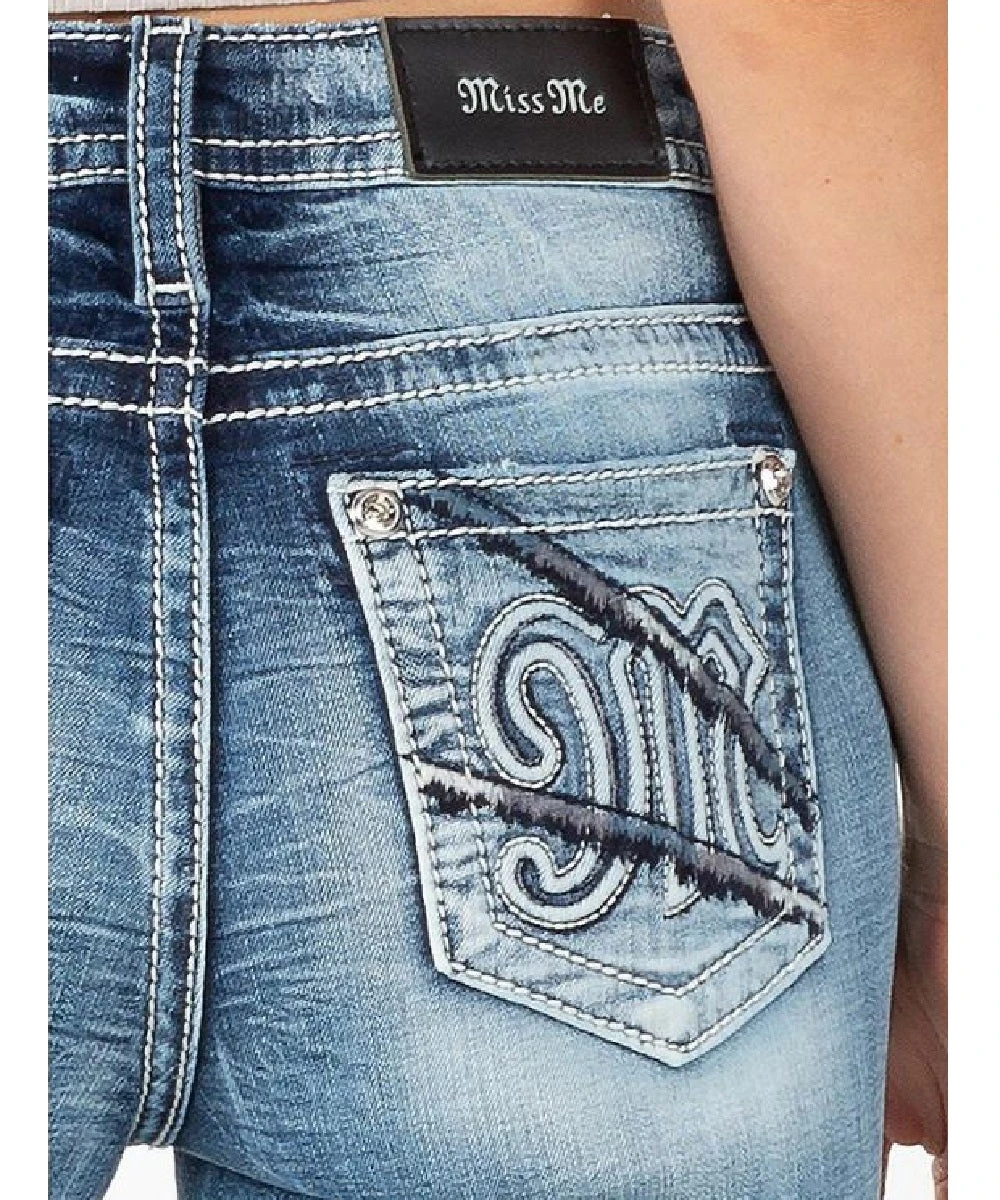 Miss Me Women's Mid Rise Bootcut Jean 2 Miss Me Women's Mid Rise Bootcut Jean - Image 2