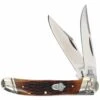 Rough Ryder Amber Jigged Bone Copperhead Knife