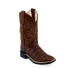 Old West Children's Faux Caiman Boot